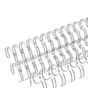 Wire-o para Encadernação 3x1 A4 Prata 7/16 para 85fls 48un