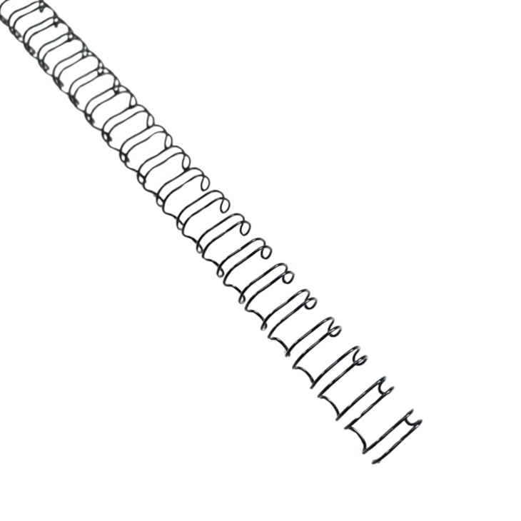 Wire-o para Encadernação 3X1 A4 Preto 3/8 para 60fls 48un